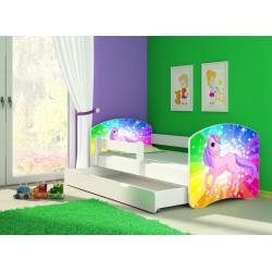 Otroška postelja 4kids Yummy Mavrični samorog